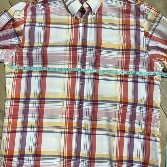 Pendleton Plaid Long Sleeve Cotton Button Down Shirt Size XL - Picture 7 of 9